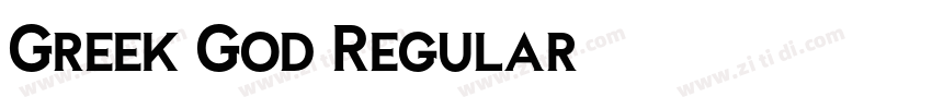 Greek God Regular字体转换
